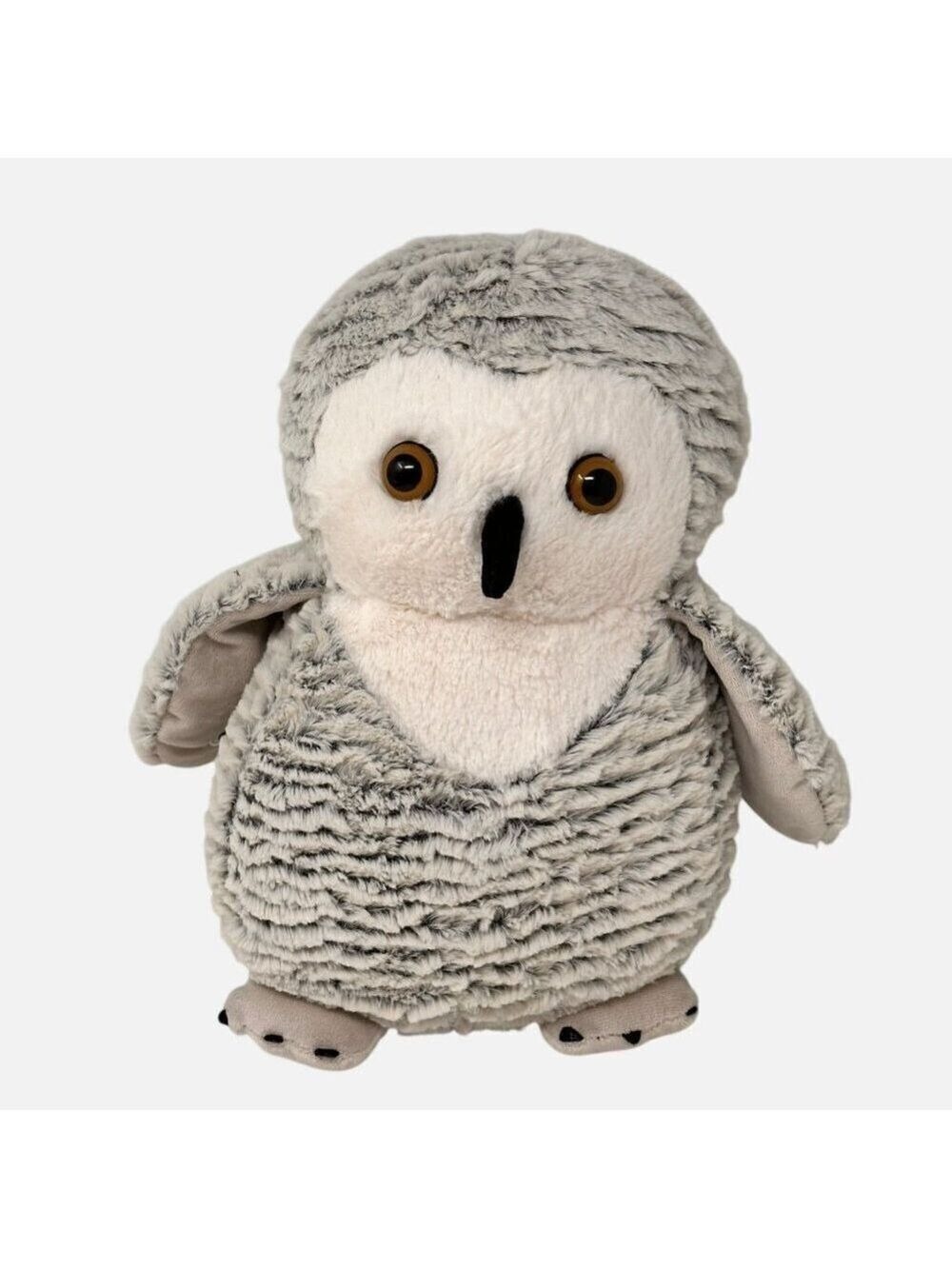Build A Bear 2020 BAB Woodland Friends Snowy Owl Plush 12in Bird Retired Gray
